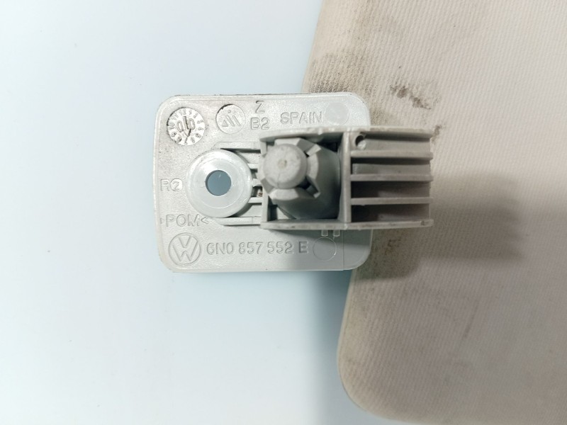 Recambio de parasol derecho para volkswagen polo (6n2) 1.4 16v referencia OEM IAM 6N0857551F2F4  