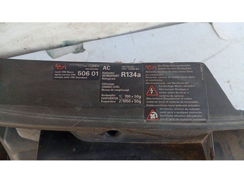 Recambio de panel frontal para seat alhambra (7v8, 7v9) 1.9 tdi referencia OEM IAM   