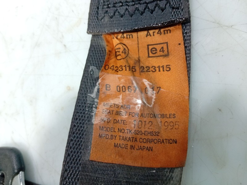 Recambio de cinturon seguridad trasero derecho para mazda 323 coupe 323 coupe cb4 referencia OEM IAM 0  