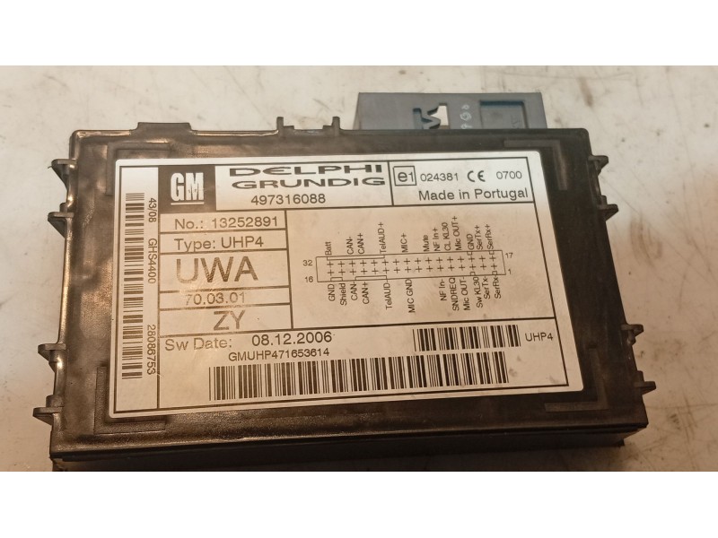 Recambio de modulo electronico para opel astra h (a04) 1.7 cdti (l48) referencia OEM IAM   
