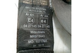 Recambio de cinturon seguridad trasero derecho para mitsubishi space star (dg0) referencia OEM IAM 7000C671   2