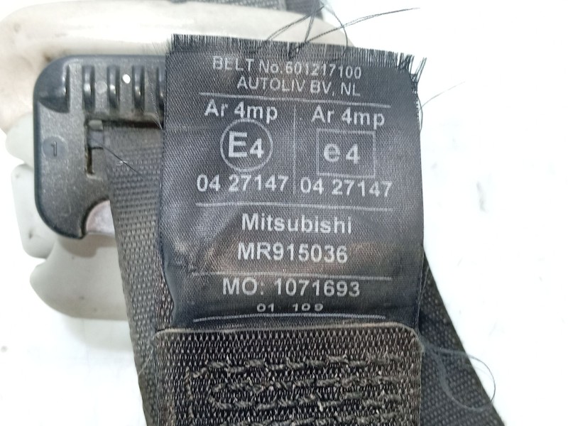 Recambio de cinturon seguridad delantero izquierdo para mitsubishi space star (dg0) referencia OEM IAM 7000C666  