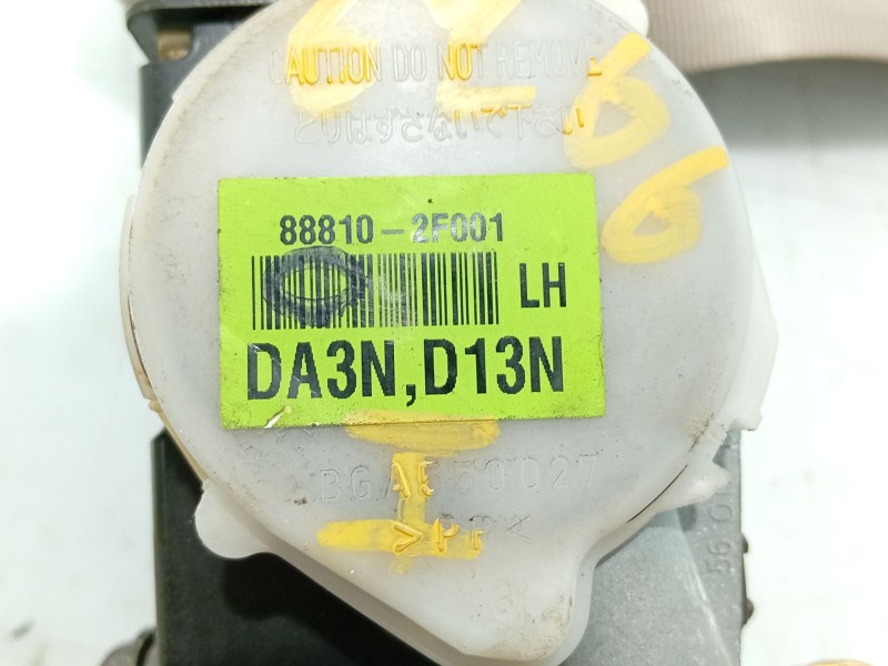 Recambio de cinturon seguridad delantero izquierdo para kia cerato i sedán (ld) 1.6 referencia OEM IAM   