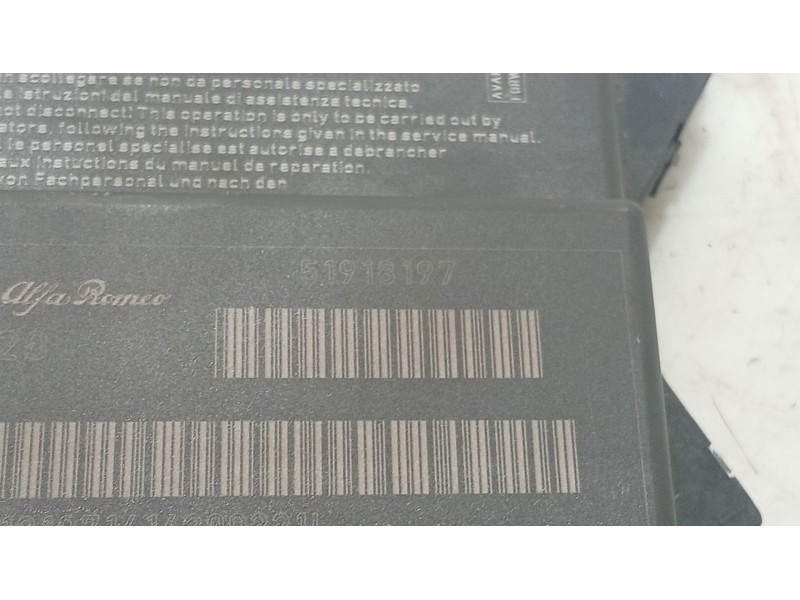 Recambio de centralita airbag para fiat punto (199_) 1.2 (199axz1a, 199bxz1a) referencia OEM IAM   