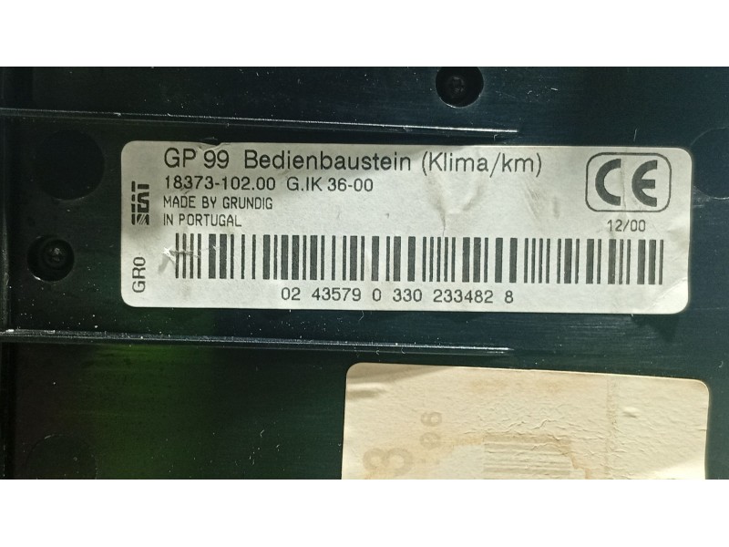 Recambio de moldura para seat ibiza ii (6k1) 1.9 sdi referencia OEM IAM   