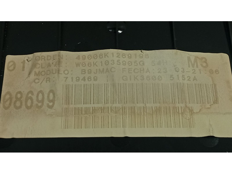 Recambio de moldura para seat ibiza ii (6k1) 1.9 sdi referencia OEM IAM   