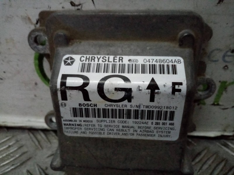 Recambio de centralita airbag para chrysler voyager (rg) 2.5 crd cat   |   0.01 - 0.08 | 2001 - 2008 | 143 cv / 105 kw referenci Recambio de centralita airbag para chrysler voyager (rg) 2.5 crd cat   |   0.01 - 0.08 | 2001 - 2008 | 143 cv / 105 kw referenci