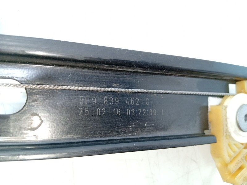 Recambio de elevalunas trasero derecho para seat leon (5f1) 1.6 tdi referencia OEM IAM 5F9839462D  