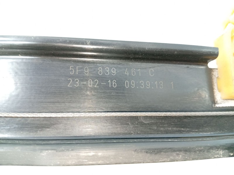 Recambio de elevalunas trasero izquierdo para seat leon (5f1) 1.6 tdi referencia OEM IAM 5F9839461D  