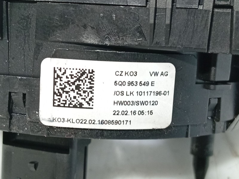 Recambio de anillo airbag para seat leon (5f1) 1.6 tdi referencia OEM IAM   