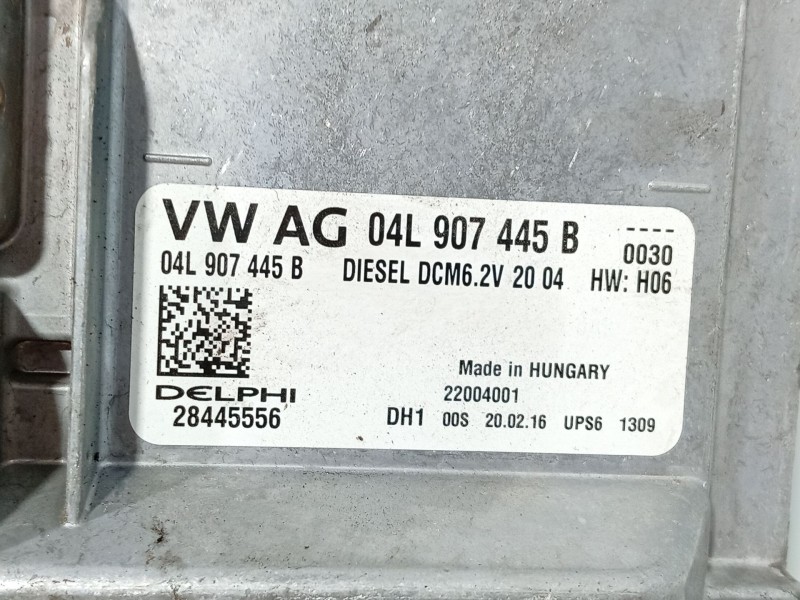 Recambio de centralita motor uce para seat leon (5f1) 1.6 tdi referencia OEM IAM   