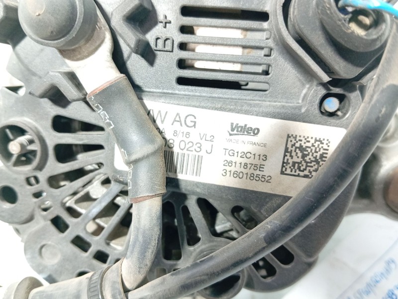 Recambio de alternador para seat leon (5f1) 1.6 tdi referencia OEM IAM 03L903023J / 03L903023JX  