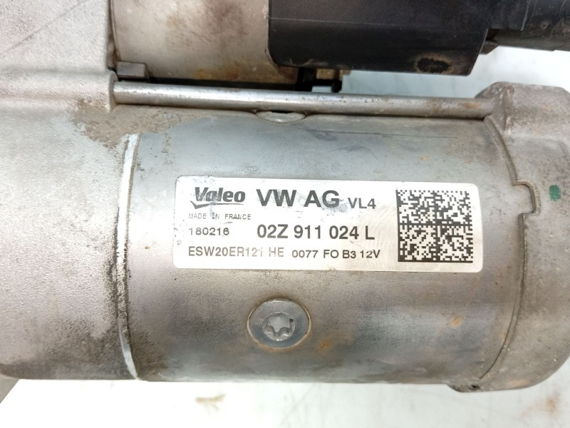 Recambio de motor arranque para seat leon (5f1) 1.6 tdi referencia OEM IAM 02Z911021K  
