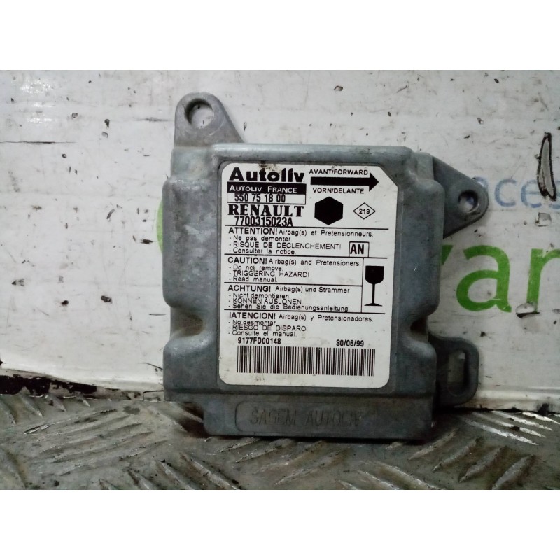 Recambio de centralita airbag para  referencia OEM IAM  7700315023A 550751800