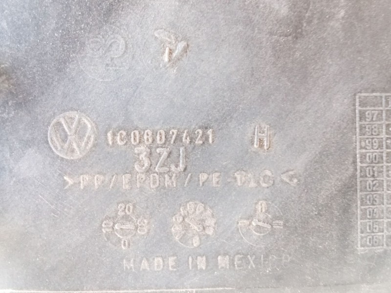 Recambio de paragolpes trasero para volkswagen new beetle (9c1/1c1) referencia OEM IAM   
