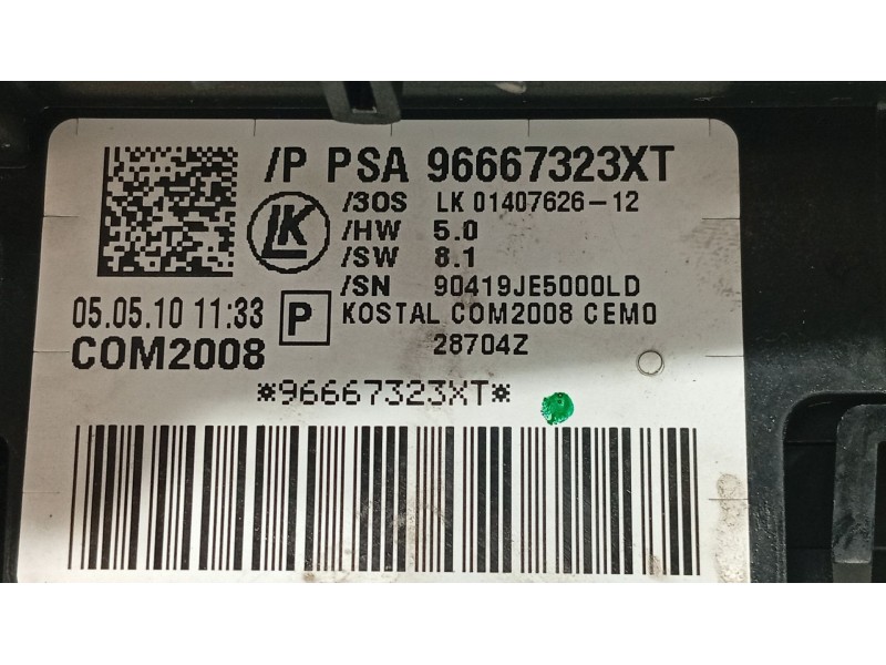 Recambio de com2000 para citroën c3 ii (sc_) 1.4 referencia OEM IAM   