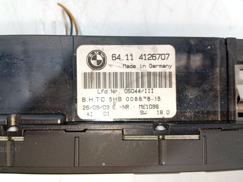 Recambio de mando climatizador para bmw 3 (e46) 320 d referencia OEM IAM   