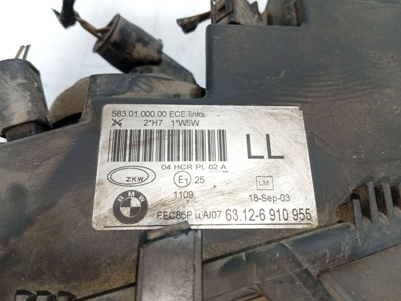 Recambio de faro izquierdo para bmw 3 (e46) 320 d referencia OEM IAM   