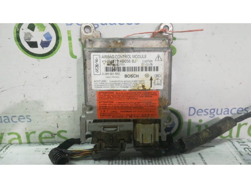 Recambio de centralita airbag para ford focus berlina (cap) trend   |   03.05 - 12.07 | 2005 - 2007 | 116 cv / 85 kw referencia 