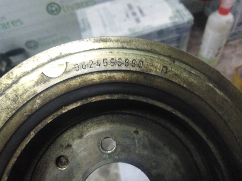 Recambio de polea cigueñal para  referencia OEM IAM  9624596880 