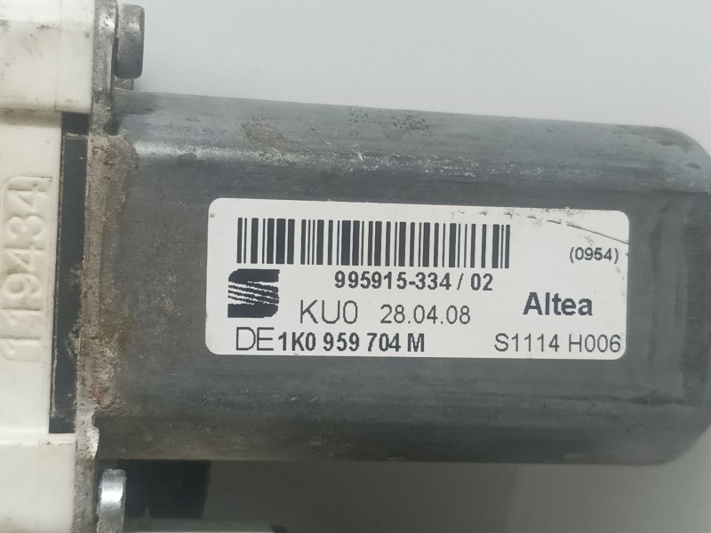 Recambio de motor elevalunas trasero derecho para seat altea xl (5p5) family referencia OEM IAM 1K0959704M  