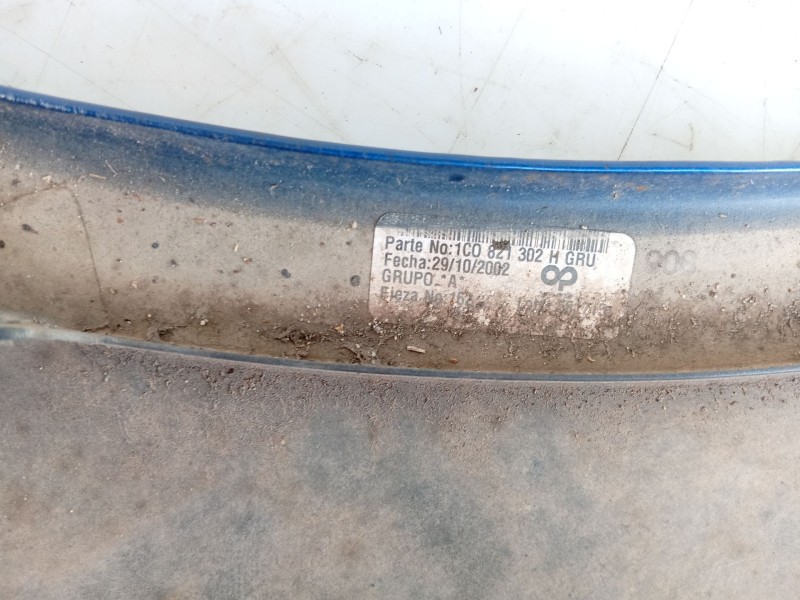 Recambio de aleta trasera derecha para volkswagen new beetle (9c1, 1c1) 1.6 referencia OEM IAM   