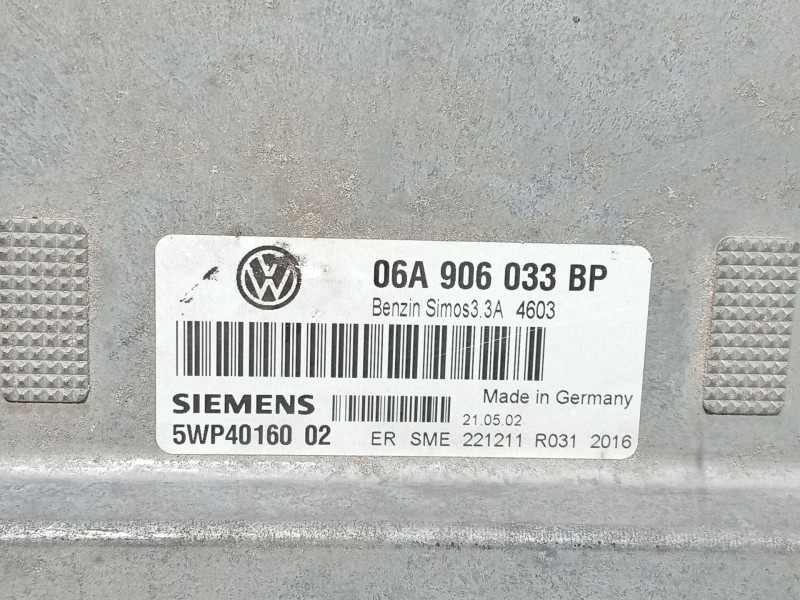 Recambio de centralita motor uce para volkswagen new beetle (9c1, 1c1) 1.6 referencia OEM IAM   