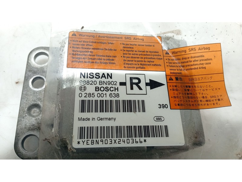 Recambio de centralita airbag para nissan almera ii hatchback (n16) 2.2 dci referencia OEM IAM   