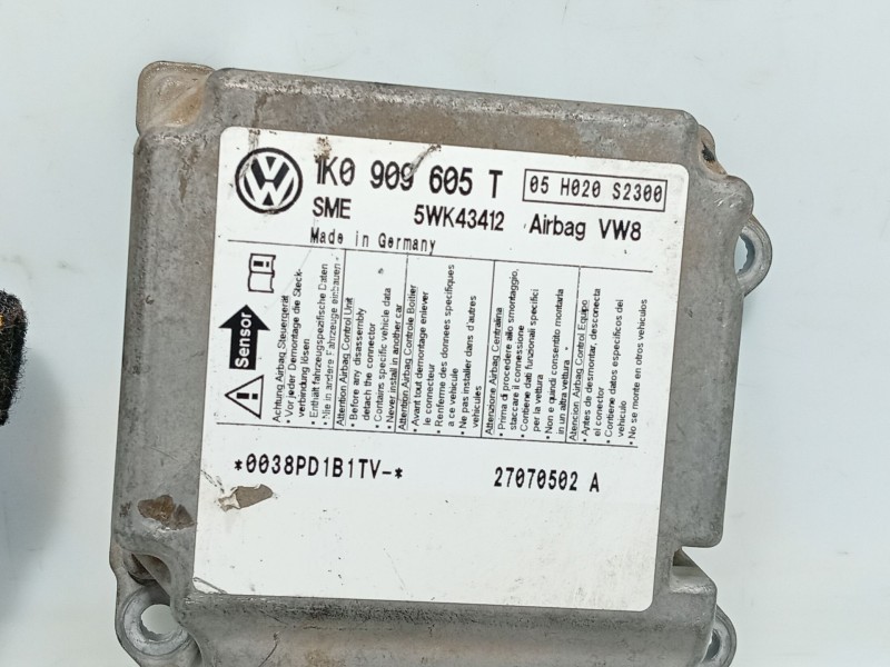 Recambio de centralita airbag para seat altea (5p1) 1.9 tdi referencia OEM IAM   