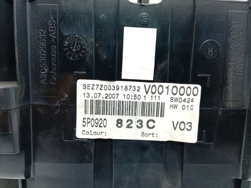 Recambio de cuadro instrumentos para seat altea (5p1) 1.9 tdi referencia OEM IAM   