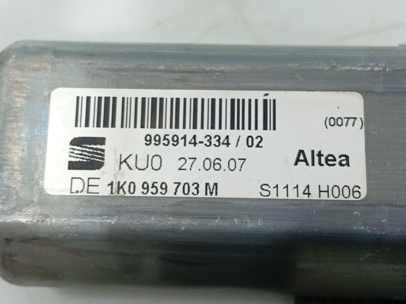 Recambio de motor elevalunas trasero izquierdo para seat altea (5p1) 1.9 tdi referencia OEM IAM   