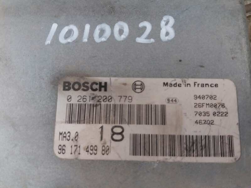 Recambio de centralita motor uce para citroen zx 1.4   |   0.91 - ... | 1991 | 75 cv / 55 kw referencia OEM IAM 0261200779 96171