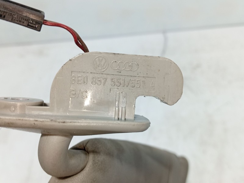 Recambio de parasol izquierdo para audi a4 b6 avant (8e5) 2.5 tdi referencia OEM IAM 8E0857551AJ45  