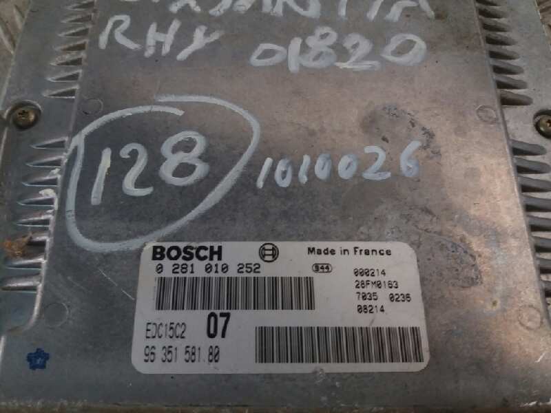 Recambio de centralita motor uce para citroen xantia berlina    |   0.98 - 0.02 | 1998 - 2002 referencia OEM IAM 0281010252 9635 Recambio de centralita motor uce para citroen xantia berlina    |   0.98 - 0.02 | 1998 - 2002 referencia OEM IAM 0281010252 9635