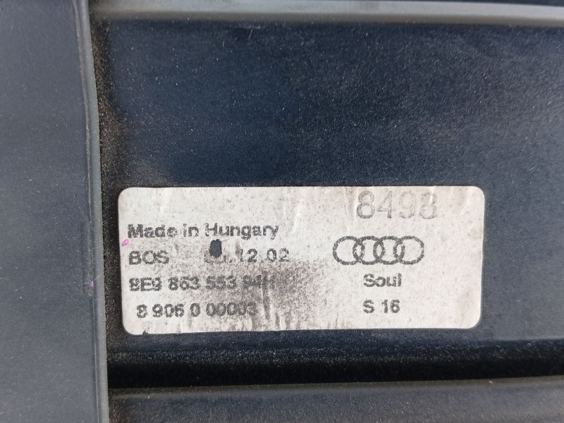 Recambio de bandeja trasera para audi a4 b6 avant (8e5) 2.5 tdi referencia OEM IAM   