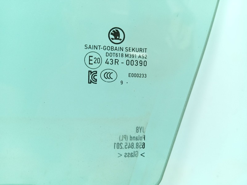 Recambio de luna delantera izquierda para skoda kamiq (nw4) 1.0 tsi referencia OEM IAM 658845201  