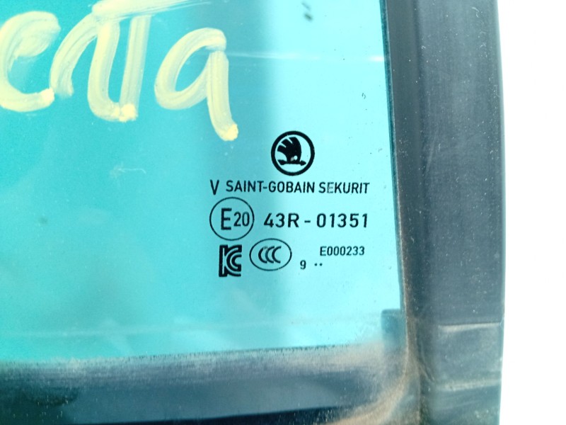 Recambio de luna custodia trasera derecha para skoda kamiq (nw4) 1.0 tsi referencia OEM IAM 658845298CNVB  