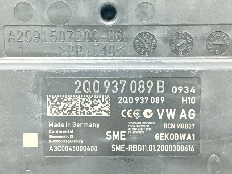 Recambio de modulo electronico para skoda kamiq (nw4) 1.0 tsi referencia OEM IAM   