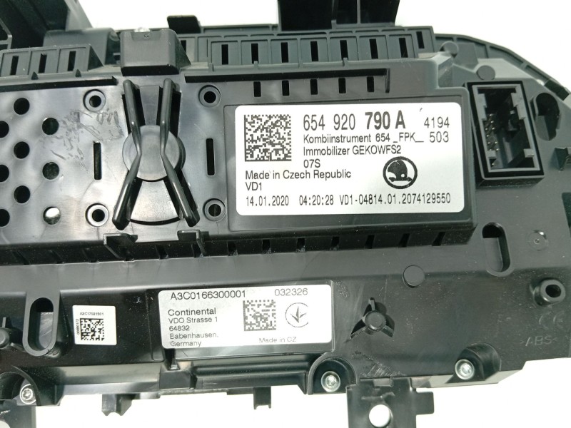 Recambio de cuadro instrumentos para skoda kamiq (nw4) 1.0 tsi referencia OEM IAM   