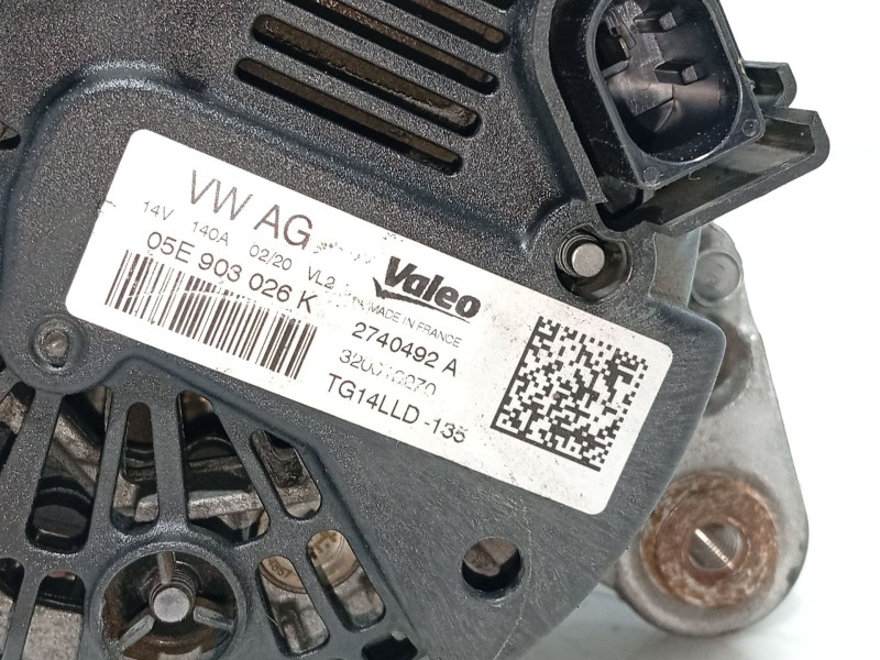 Recambio de alternador para skoda kamiq (nw4) 1.0 tsi referencia OEM IAM 04E903015Q / 04E903015P / 04E903015QX / 04E903015PX  