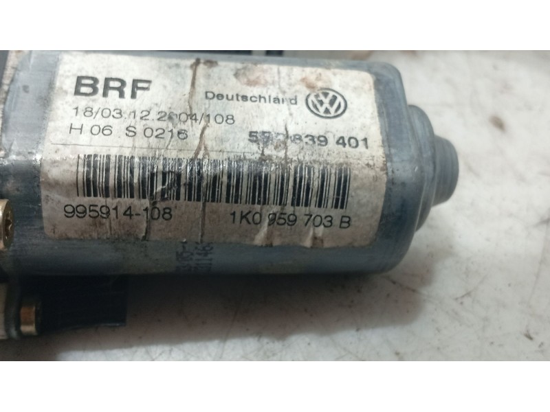 Recambio de motor elevalunas trasero izquierdo para seat altea (5p1) 1.9 tdi referencia OEM IAM   