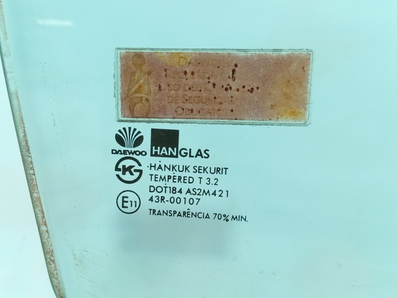 Recambio de luna delantera derecha para chevrolet matiz (m200, m250) 0.8 referencia OEM IAM   