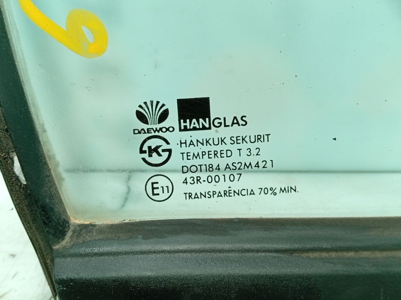 Recambio de luna custodia delantera derecha para chevrolet matiz (m200, m250) 0.8 referencia OEM IAM   