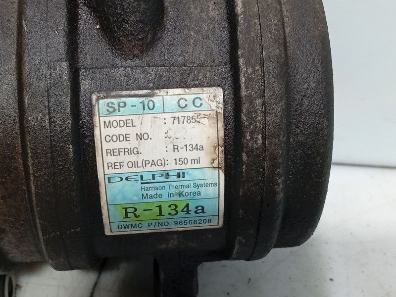Recambio de compresor aire acondicionado para chevrolet matiz (m200, m250) 0.8 referencia OEM IAM   