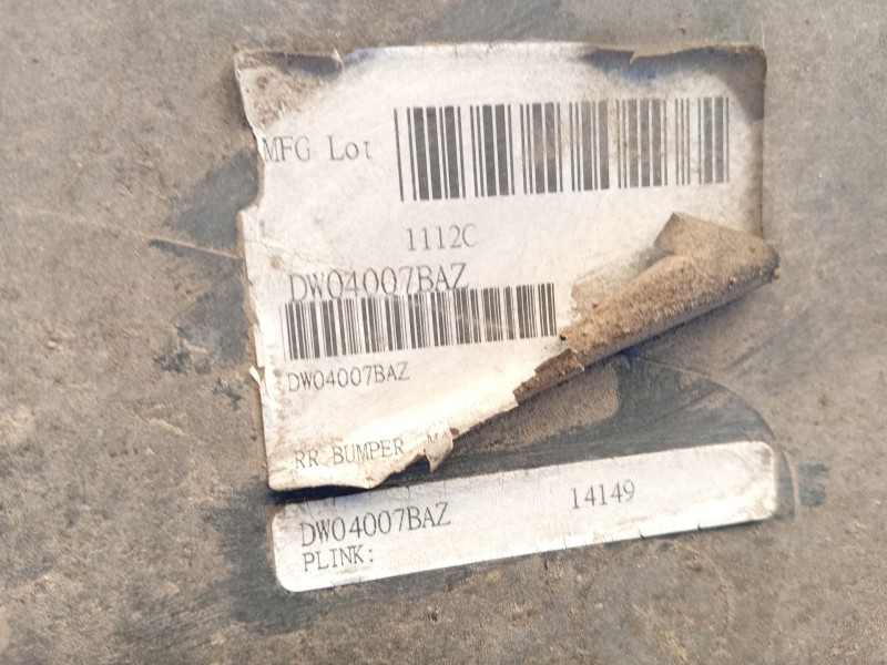 Recambio de paragolpes trasero para chevrolet matiz (m200, m250) 0.8 referencia OEM IAM   