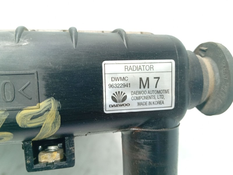 Recambio de radiador agua para chevrolet matiz (m200, m250) 0.8 referencia OEM IAM   