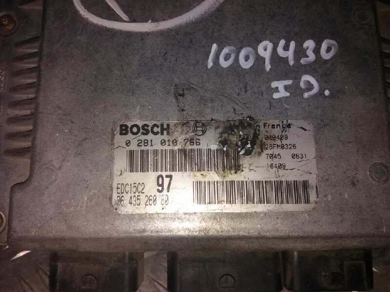 Recambio de centralita motor uce para  referencia OEM IAM 0281010766 9643526080 