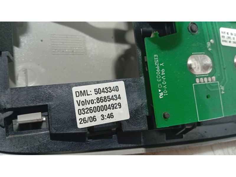 Recambio de luz interior para volvo s80 i (184) d5 referencia OEM IAM   