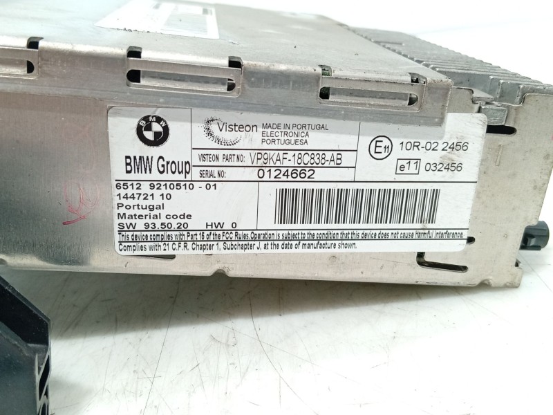 Recambio de sistema audio / radio cd para bmw 1 (e87) 116 d referencia OEM IAM   