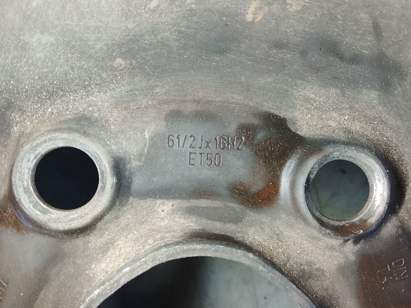 Recambio de llanta trasera derecha para seat altea (5p1) 1.9 tdi referencia OEM IAM 1K0601027K03C  
